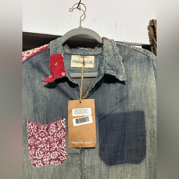 🦄SOLD! Magnolia Pearl Denim American Indian Adison Workshirt! NWT! 🦄 - Picture 6 of 12